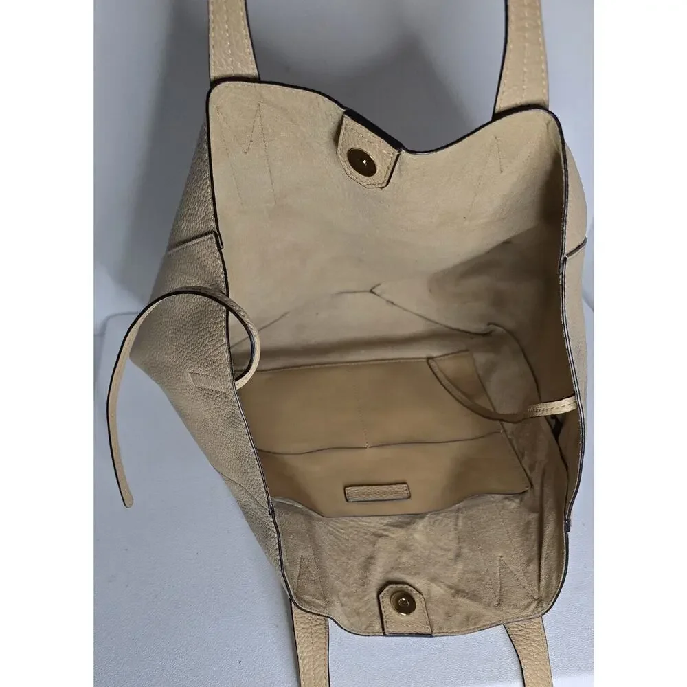Michael Kors Junie Large Leather Tote Bag Butternut 17x13